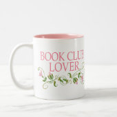 Book Club Lover Tweekleurige Koffiemok (Links)