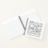 Book Club Member Personalized Gift Spiral Notebook Notitieboek (Binnen)