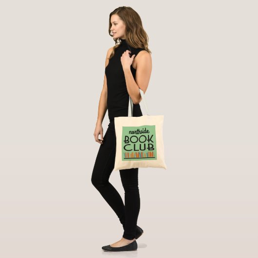 Book Club met aangepaste naam deco-stijl Tote Bag (Voorkant (model))
