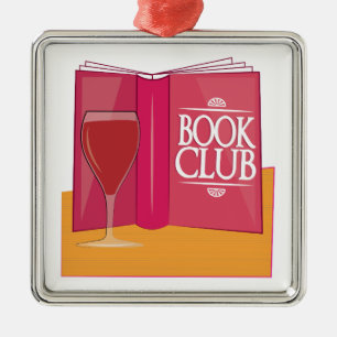 Book Club Metalen Ornament