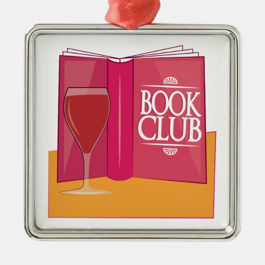 Book Club Metalen Ornament (Voorkant)