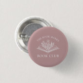 Book Club Name Gift Button (Voorkant /achterkant)