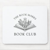 Book Club Name Members Personalized Gift Muismat (Voorkant)