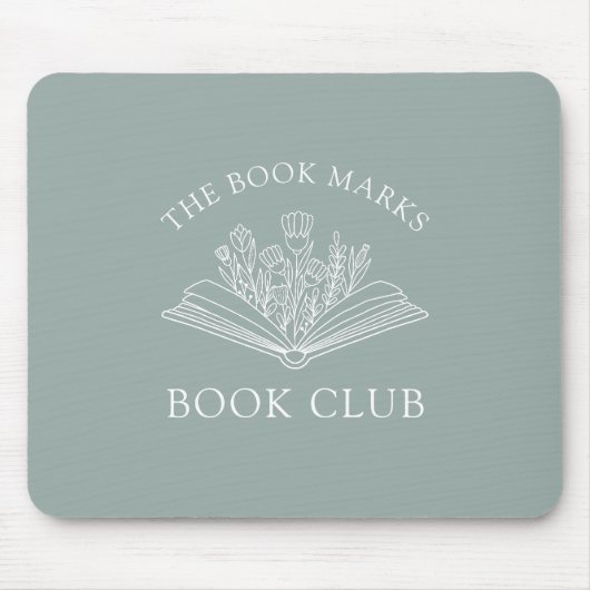 Book Club Name Members Personalized Gift Muismat (Voorkant)