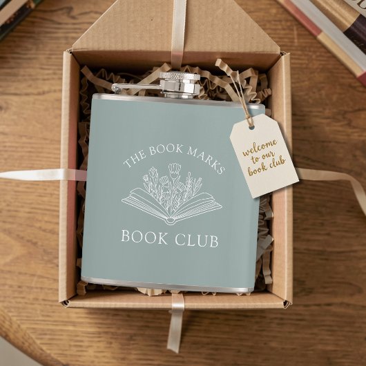 Book Club Name Personalized Gift Favor Heupfles