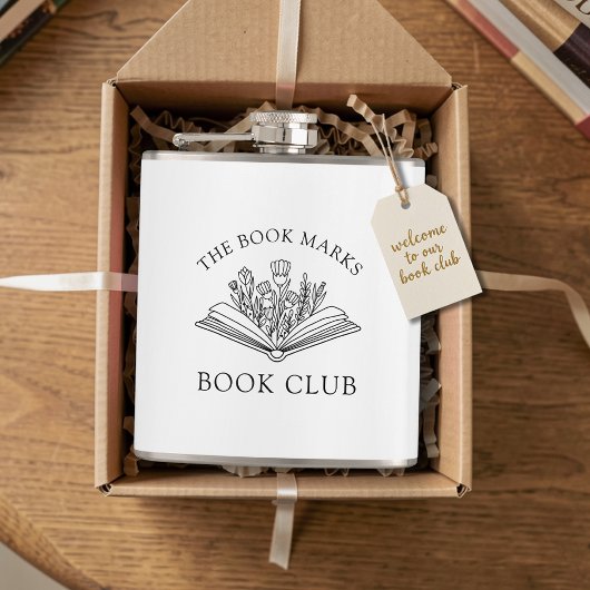 Book Club Name Personalized Gift Favor Heupfles