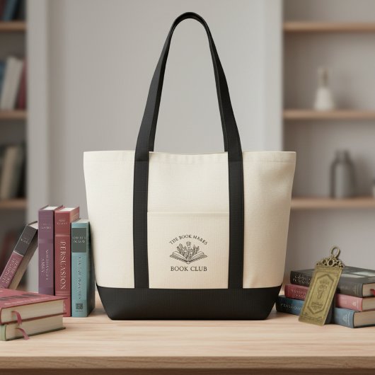 Book Club Name Personalized Gift Tote Bag