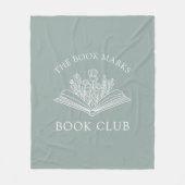 Book Club Name Personalized Member's Favor Gift Fleece Deken (Voorkant)