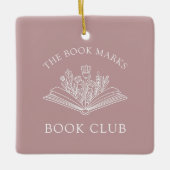 Book Club Name Personalized Ornament (Voorkant)