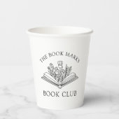 Book Club Name Personalized  Papieren Bekers (Achterkant)