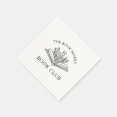 Book Club Name Personalized Party Servet (Hoek)