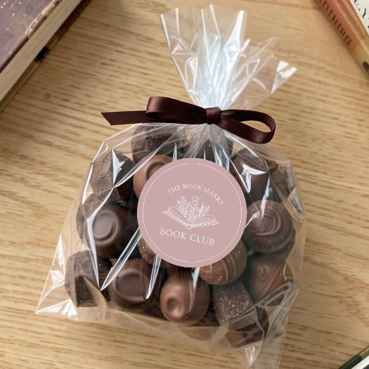 Book Club Name Personalized  Ronde Sticker