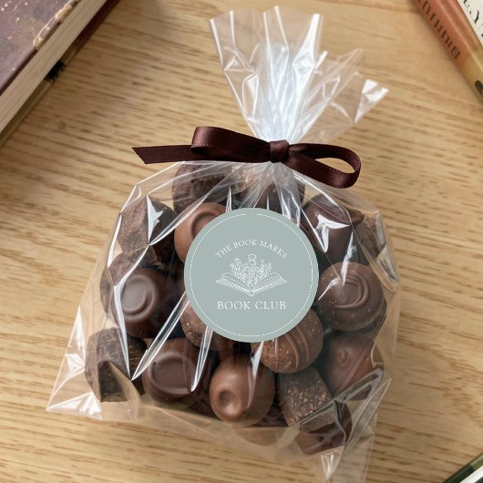 Book Club Name Personalized Ronde Sticker