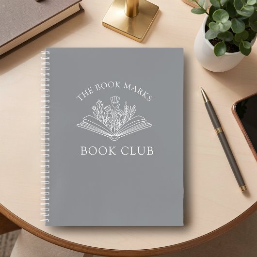 Book Club Name Personalized Spiral Notebook  Notitieboek