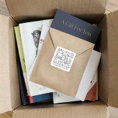 Book Club Name Personalized  Vierkante Sticker