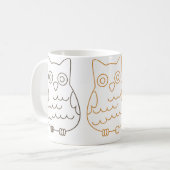 Book Club Owls Koffiemok (Voorkant links)