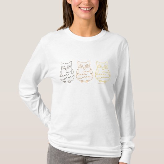 Book Club Owls T-shirt (Voorkant)