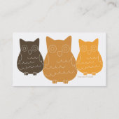 Book Club Owls Visitekaartje (Achterkant)