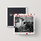 Book Club - Pas uw eigen Button aan (Voorkant /achterkant)