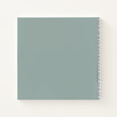 Book Club Personalized Name Gift Spiral Notebook Notitieboek (Achterkant)