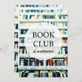 Book Club Persoonlijke uitnodiging (Voorkant / Achterkant)