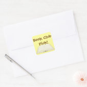 Book Club Pick Promos Vierkante Sticker (Envelop)