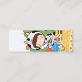 Book Club Picnic Illustrated Bladwijzer met naam Klantenkaartje (Achterkant)