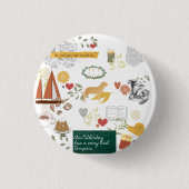 Book Club Pin Ronde Button 3,2 Cm (Voorkant)