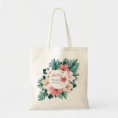 Book Club Pink Flamingo Friend Funny Tote Bag (Voorkant)