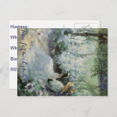 Book Club Post Card Uitnodiging Briefkaart (Voorkant / Achterkant)