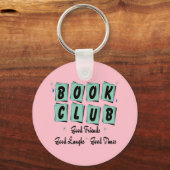 Book Club Retro Good Friends, Times Pink Sleutelhanger (Voorkant)