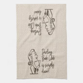 Book Club Retro Simply Divine Theedoek (Verticaal)