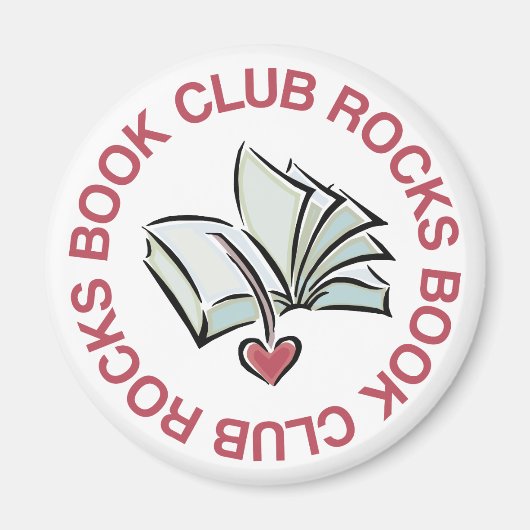Book Club Rocks Magneet (Voorkant)