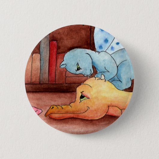 Book Club Ronde Button 5,7 Cm (Voorkant)
