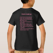 Book Club Rules T-shirt (Achterkant)