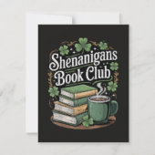 Book Club St Patricks Day Aankondiging (Voorkant)