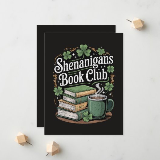 Book Club St Patricks Day Aankondiging (Voorkant / Achterkant in situ)