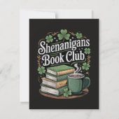 Book Club St Patricks Day Aankondiging (Achterkant)