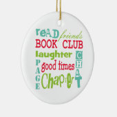 Book Club Subway Design door Artinsped Keramisch Ornament (Rechts)