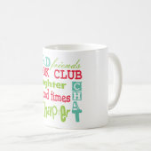 Book Club Subway Design door Artinsped Koffiemok (Voorkant rechts)