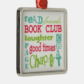 Book Club Subway Design door Artinsped Metalen Ornament (Rechts)