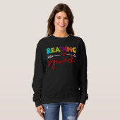 Book Club Tees Bookworm School Library  Reading Sq (Voorkant volledig)