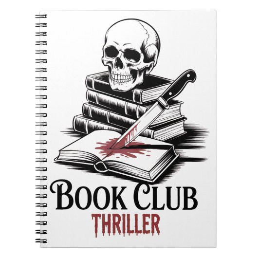 Book Club Thriller Notitieboek (Voorkant)
