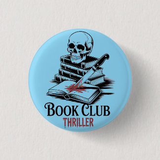 Book Club Thriller Ronde Button 3,2 Cm