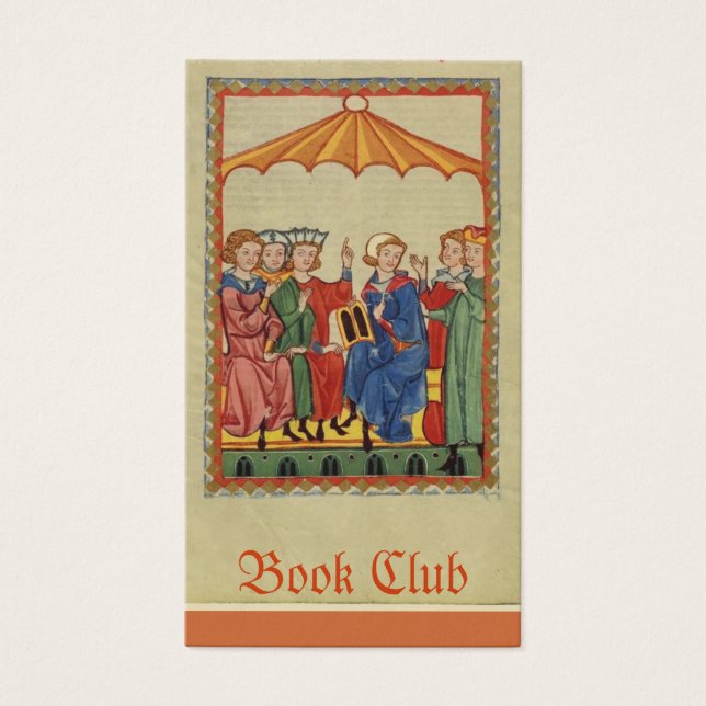 Book Club Visitekaartje (Voorkant)