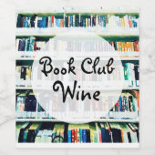 Book Club Wijn Etiket (Enkel label)