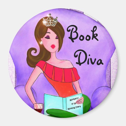 Book Diva magnet (Voorkant)