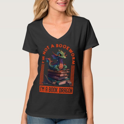 Book Dragon book  Dragon fans Book love Dragon  1 T-shirt (Voorkant)