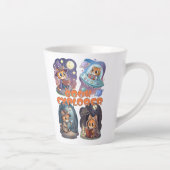 Book Explorer – Cute Cat Reading Adventure Latte Mok (Rechts)