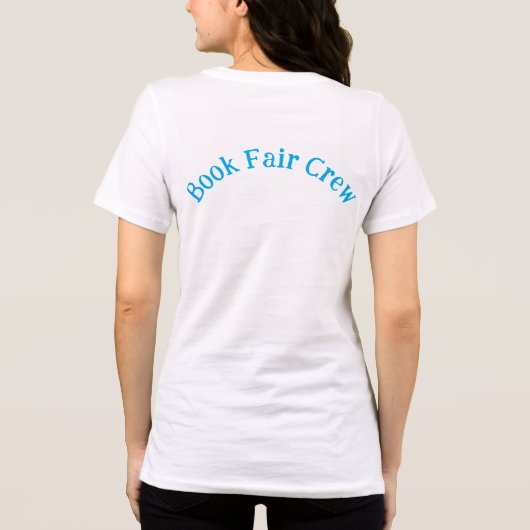 Book Fair Crew Tri-Blend Shirt (Achterkant)